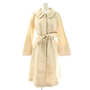 スプリングコート アウター ロング 38 エクリュ /NR OS