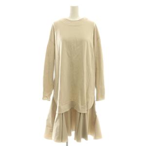 24SS タフタドッキングミニワンピース 4 ベージュ /CX OS