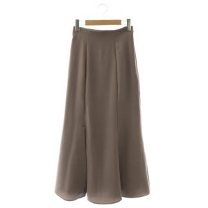 25SS シンプルマーメイドスカート ロング 0 グレーベージュ /DF OS