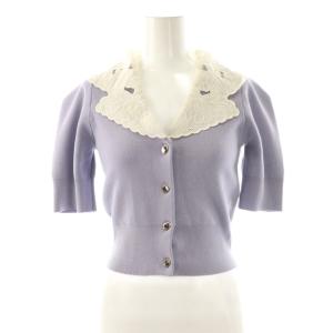 25SS Sustainable エンブロイダリープルオーバー カットソー F ラベンダー /DO OS