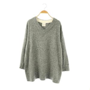 メランジホットモコプルオーバー ニット 長袖 F グレー /HK OS