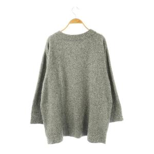 gelato pique メランジホットモコプルオーバー ニット 長袖 F グレー /HK OS