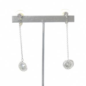 SWAROVSKI ラインストーン イヤリング シルバー色 /SR