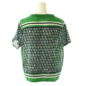 45rpm umii 小紋バンダナTシャツ カットソー 半袖 0 グリーン /HK OS