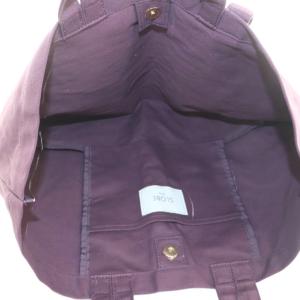 SLOBE IENA 25AW LOUNA SLOBE別注 BIGトートバッグ キャンバス プリント 紫 /MI OS