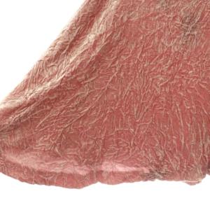 miumiu MG1183 ベロアスカート ミニ フレア シルク混 38 ピンク /NR OS