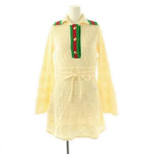 クロシェニットワンピース XS アイボリー 745849