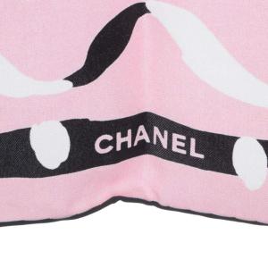 CHANEL スカーフ ココマーク シルク ピンク