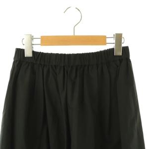Deuxieme Classe 24SS pleasantly スカート ロング フレア コットン 36 黒 /NR OS