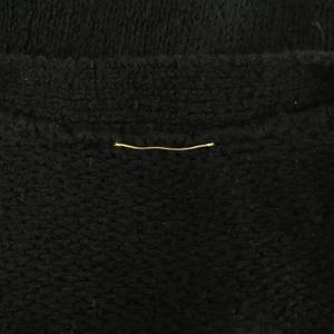 Deuxieme Classe 23SS Classy カーディガン ニット 長袖 フレアスリーブ Vネック ブラック /MY OS