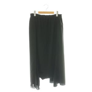 ヨウジヤマモト クレープギャザーパンツ 1 ブラック YY-P06-500