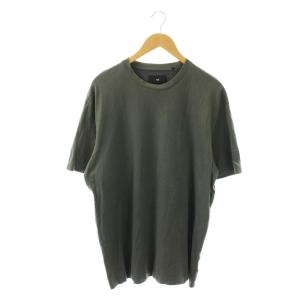 リラックス ショートスリーブ Tシャツ カットソー L カーキグレー /DF OS