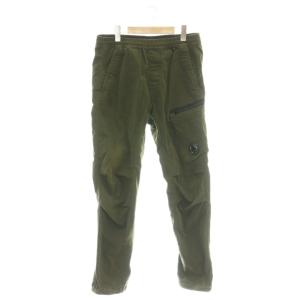 Stretch Sateen Cargo Pants 46 カーキ