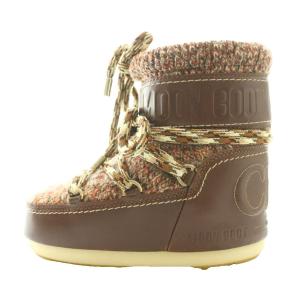 Chloe ×Moon Boot ショートブーツ 3.5-4.5 ブラウン系