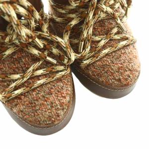 Chloe ×Moon Boot ショートブーツ 3.5-4.5 ブラウン系