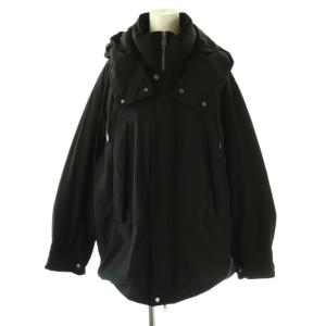 25AW フェザーライト撥水モンスターダウン ジャケット 38 ブラック