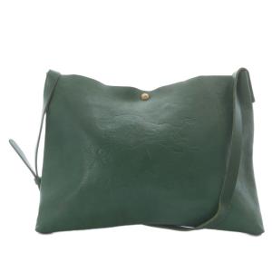 ショルダーバッグ ワンショルダー レザー グリーン /YO4