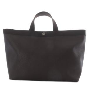 705GP コーテッドキャンバススクエア トートA4サイズ(L) モカ×モカ