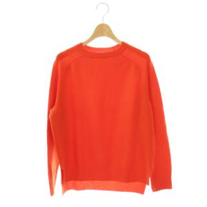 ミドルウール KNITTED TOP ニット セーター 38 レッド /ES OS