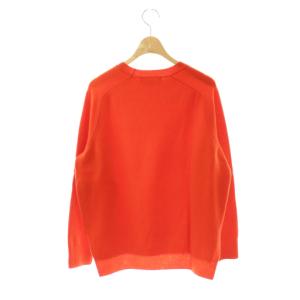 ENFOLD ミドルウール KNITTED TOP ニット セーター 38 レッド /ES OS