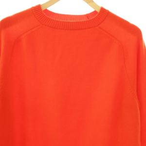 ENFOLD ミドルウール KNITTED TOP ニット セーター 38 レッド /ES OS