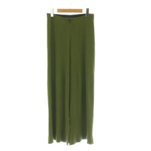 ワイドリブパンツ 38 深緑 ディープグリーン /SS OS