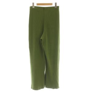 nagonstans ワイドリブパンツ 38 深緑 ディープグリーン /SS OS