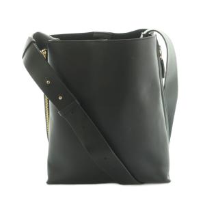 エポール E'POR Y BAG Shoulder Medium ショルダーバッグ フェイクレザー 黒