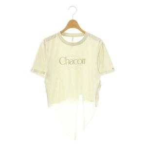× チャコット Chacott 25SS Sustainable ロゴTシャツ カットソー 半袖 F ミントグリーン