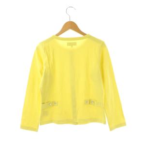 agnes b. カーディガン 長袖 T1 イエロー /DO OS