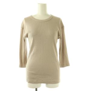 24AW dignity Tシャツ カットソー リブ F ベージュ /DF OS