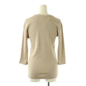 Deuxieme Classe 24AW dignity Tシャツ カットソー リブ F ベージュ /DF OS