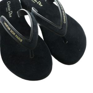 Christian Dior 23SS Diorsea トングサンダル 37 ブラック