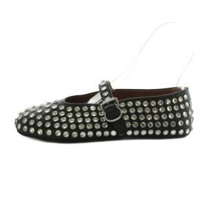 ALAIA BALLERINA STRAP バレエシューズ 37 ブラック