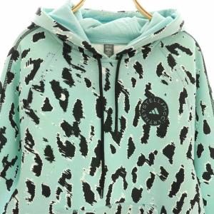 adidas by Stella McCartney aSMC AOP PO HOODIE パーカー プルオーバー XS ミント ブラック /DF OS