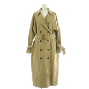 トレンチコート ロング オーバーサイズ ベルト付 ベージュ /MY OS