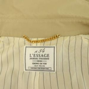 JOURNAL STANDARD L'ESSAGE トレンチコート ロング オーバーサイズ ベルト付 ベージュ /MY OS