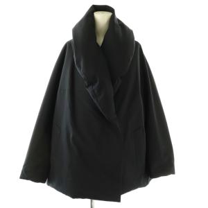 25AW フォルムダウン ショールカラー コート 36 ネイビー