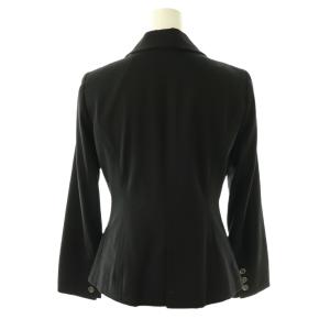 BURBERRY BLUE LABEL 裏地チェック ジャケット テーラード 36 黒 /NR OS