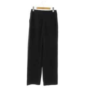Theory PRECISION PONTE2 HWWIDE PANT ハイウエストワイドパンツ 00 ブラック /DO