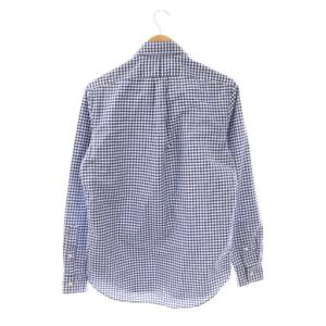 POLO RALPH LAUREN ギンガムチェックシャツ ボタンダウン S P ブルー ホワイト /ES OS