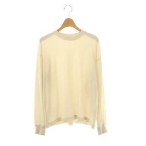 25AW FRESCA NUBUCK ロングスリーブTシャツ カットソー 01 ベージュ /DF OS