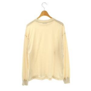 ATON 25AW FRESCA NUBUCK ロングスリーブTシャツ カットソー 01 ベージュ /DF OS