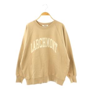 25AW ラグランロゴスウェット トレーナー F ベージュ /ES OS