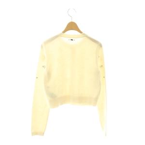 CELFORD 25AW ペタルビジューカーディガン ニット F アイボリー /DF OS SH