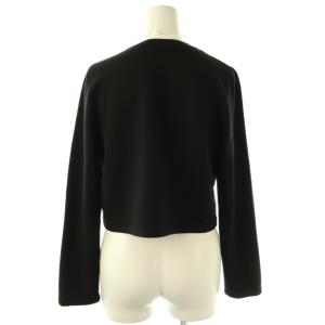 CELFORD 25AW フリルデタッチャブルカーディガン ニット 長袖 F ブラック /HK OS SH