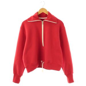 25AW ハーフジップPO レッド