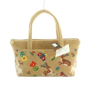 ×中川政七商店 2021年 HEDI SHIKA バッグ ベージュ 1001-0988-202-00