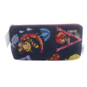 FEILER JOYFUL ジョイフル ポーチ 紺 ネイビー /SR SH