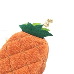 FEILER ラブラリーバイ トロピカルガーデン パイナップル ポーチ オレンジ /SR SH